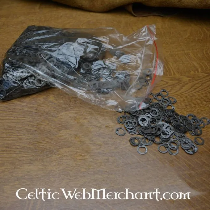 Ulfberth 1 Kg D'anneaux Plats Avec Rivets Ronds, 8 Mm 2 Ulfberth 1 Kg D'anneaux Plats Avec Rivets Ronds, 8 Mm – Image 2