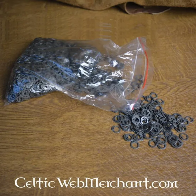 Ulfberth 1 Kg D'anneaux Plats Avec Rivets Ronds, 8 Mm 3 Ulfberth 1 Kg D'anneaux Plats Avec Rivets Ronds, 8 Mm – Image 3