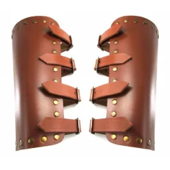 Leonardo Carbone Brassards En Cuir Marius, Marron 5 Leonardo Carbone Brassards En Cuir Marius, Marron -Halloween Boutique brassards en cuir marius marron 2