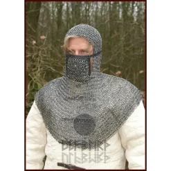 Ulfberth Camail à Ventail Carré, 8mm -Halloween Boutique camail a ventail carre 8mm 2