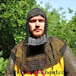 Ulfberth Camail à Ventail Carré, 8mm -Halloween Boutique camail a ventail carre 8mm 4