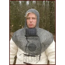 Ulfberth Camail à Ventail Carré, Anneaux Ronds - Rivets Ronds, 8 Mm 5 Ulfberth Camail à Ventail Carré, Anneaux Ronds - Rivets Ronds, 8 Mm -Halloween Boutique camail a ventail carre anneaux ronds rivets ronds 2