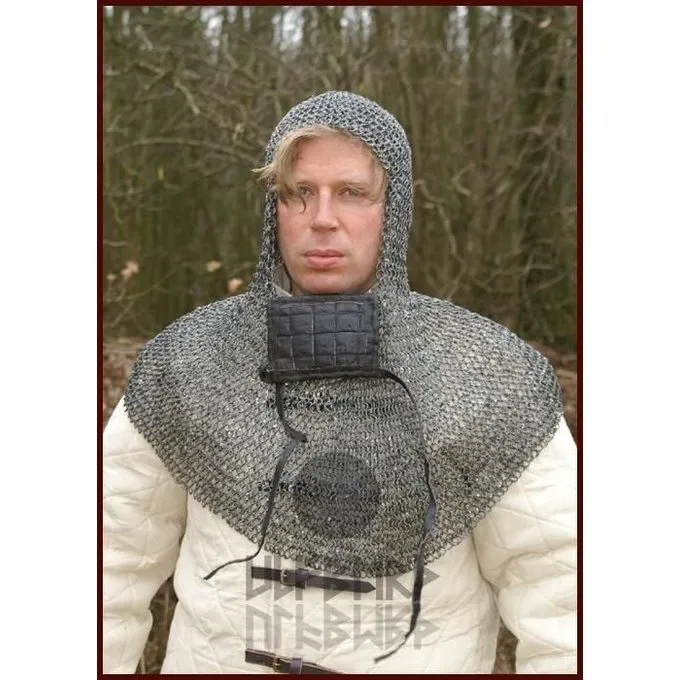 Ulfberth Camail à Ventail Carré, Anneaux Ronds - Rivets Ronds, 8 Mm 3 Ulfberth Camail à Ventail Carré, Anneaux Ronds - Rivets Ronds, 8 Mm – Image 3