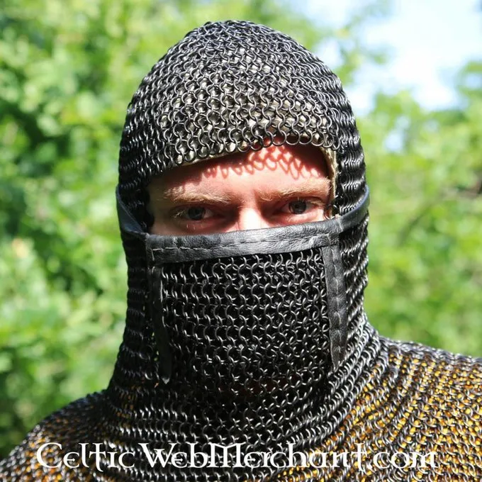 Camail à Ventail Carré, Noirci, 8mm 2 Camail à Ventail Carré, Noirci, 8mm – Image 2