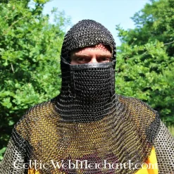 Camail à Ventail Carré, Noirci, 8mm 8 Camail à Ventail Carré, Noirci, 8mm -Halloween Boutique camail a ventail carre noirci 8mm 2