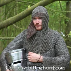 Ulfberth Camail à Ventail Triangulaire, Anneaux Ronds - Rivets Ronds, 8 Mm