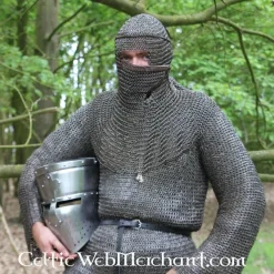 Ulfberth Camail à Ventail Triangulaire, Anneaux Ronds - Rivets Ronds, 8 Mm -Halloween Boutique camail a ventail triangulaire anneaux ronds rivets 4