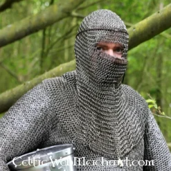 Camail à Ventail Triangulaire, Noirci, 8mm