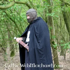 Camail à Ventail Triangulaire, Noirci, 8mm 10 Camail à Ventail Triangulaire, Noirci, 8mm -Halloween Boutique camail a ventail triangulaire noirci 8mm 4