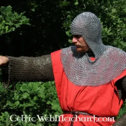 Camail Avec Encolure Carrée, Acier Zingué, 8 Mm 11 Camail Avec Encolure Carrée, Acier Zingué, 8 Mm -Halloween Boutique camail avec encolure carree acier zingue 8 mm 5