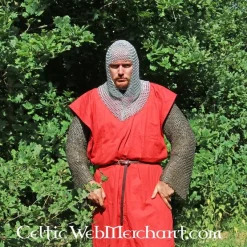 Camail Avec Encolure Triangulaire, Acier Zingué, 9 Mm -Halloween Boutique camail avec encolure triangulaire acier zingue 9 m 3