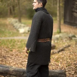 Epic Armoury Cavalerie Haubert, Acier Noir Doux -Halloween Boutique cavalerie haubert acier noir doux 2