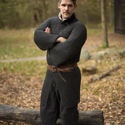 Epic Armoury Cavalerie Haubert, Acier Noir Doux -Halloween Boutique cavalerie haubert acier noir doux 3