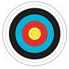 Cible De Papier 40 X 40 Cm