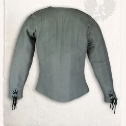 Mytholon Gambison 15ème Siècle Aulber, Olive Toile Verte -Halloween Boutique gambison 15eme siecle aulber olive toile verte 3