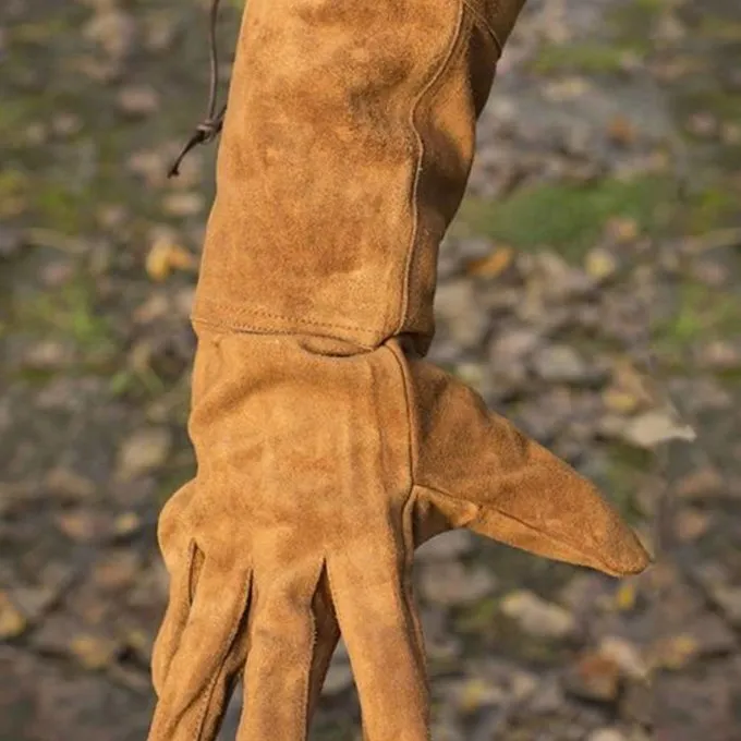 Epic Armoury Gants De Combat En Cuir Daim, Marron 2 Epic Armoury Gants De Combat En Cuir Daim, Marron – Image 2