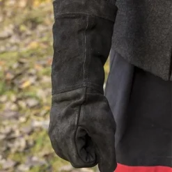 Epic Armoury Gants De Combat En Cuir Suède, Noir 7 Epic Armoury Gants De Combat En Cuir Suède, Noir -Halloween Boutique gants de combat en cuir suede noir 3