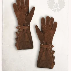 Mytholon Gants En Cuir Marron Clair Kandor