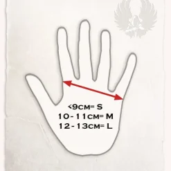 Mytholon Gants En Cuir Marron Clair Kandor -Halloween Boutique gants en cuir marron clair kandor 5