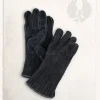 Mytholon Gants En Cuir Noir Clemens