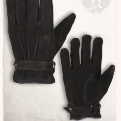 Mytholon Gants En Cuir Noir De M. Hartwig