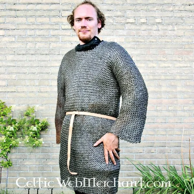 Ulfberth Haubert à Manches Longues, Anneaux Plats-rivets Ronds, 8 Mm 3 Ulfberth Haubert à Manches Longues, Anneaux Plats-rivets Ronds, 8 Mm – Image 3