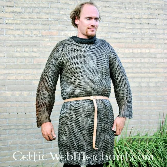 Ulfberth Haubert à Manches Longues, Anneaux Plats-rivets Ronds, 8 Mm 1 Ulfberth Haubert à Manches Longues, Anneaux Plats-rivets Ronds, 8 Mm