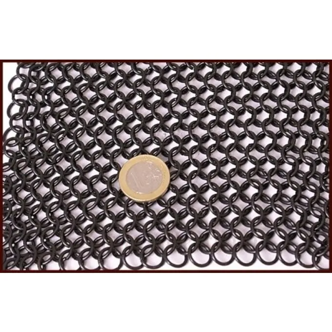 Haubert à Manches Longues, Noirci, 8mm 3 Haubert à Manches Longues, Noirci, 8mm – Image 3