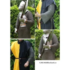 Haubert à Manches Longues, Noirci, 8mm