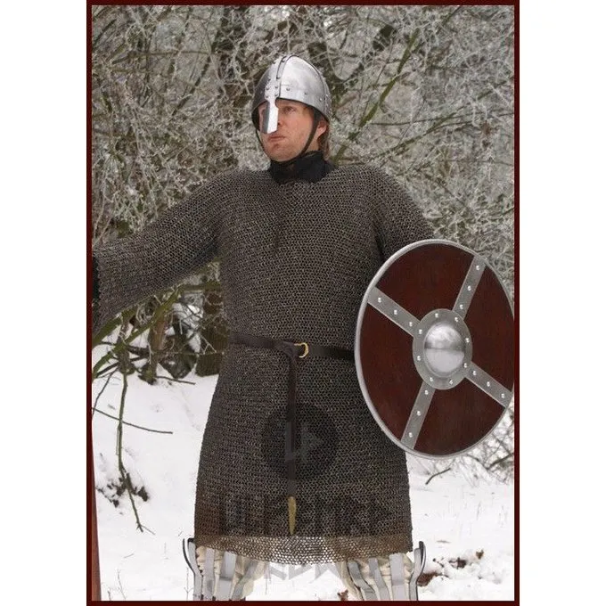 Ulfberth Haubert Mi-long, Anneaux Plats Mixtes-rivets Triangle, 8mm 2 Ulfberth Haubert Mi-long, Anneaux Plats Mixtes-rivets Triangle, 8mm – Image 2