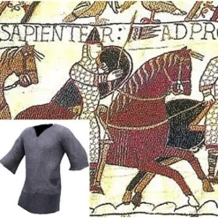 Ulfberth Haubert Mi-long, Anneaux Plats Mixtes-rivets Triangle, 8mm 5 Ulfberth Haubert Mi-long, Anneaux Plats Mixtes-rivets Triangle, 8mm -Halloween Boutique haubert mi long anneaux plats mixtes rivets triang 2