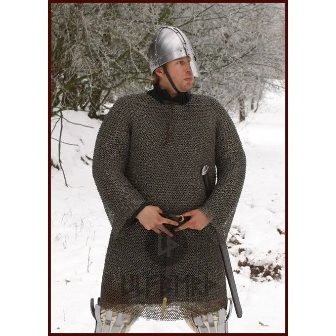 Ulfberth Haubert Mi-long, Anneaux Plats Mixtes-rivets Triangle, 8mm 1 Ulfberth Haubert Mi-long, Anneaux Plats Mixtes-rivets Triangle, 8mm