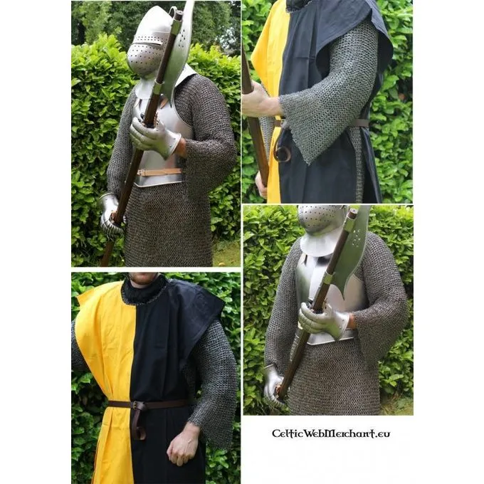 Ulfberth Haubert Mi-long, Anneaux Plats-rivets Triangle, 8mm 2 Ulfberth Haubert Mi-long, Anneaux Plats-rivets Triangle, 8mm – Image 2