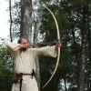 Reconstitution De L'arc Marksman / LARP, 70 "(178 Cm) Brun Clair, 25 Lb