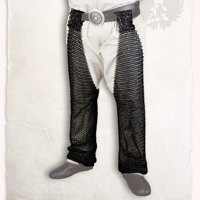 Mytholon Richard Chausses Chainmail, Anneaux Ronds Butted Bronzée 4 Mytholon Richard Chausses Chainmail, Anneaux Ronds Butted Bronzée – Image 4