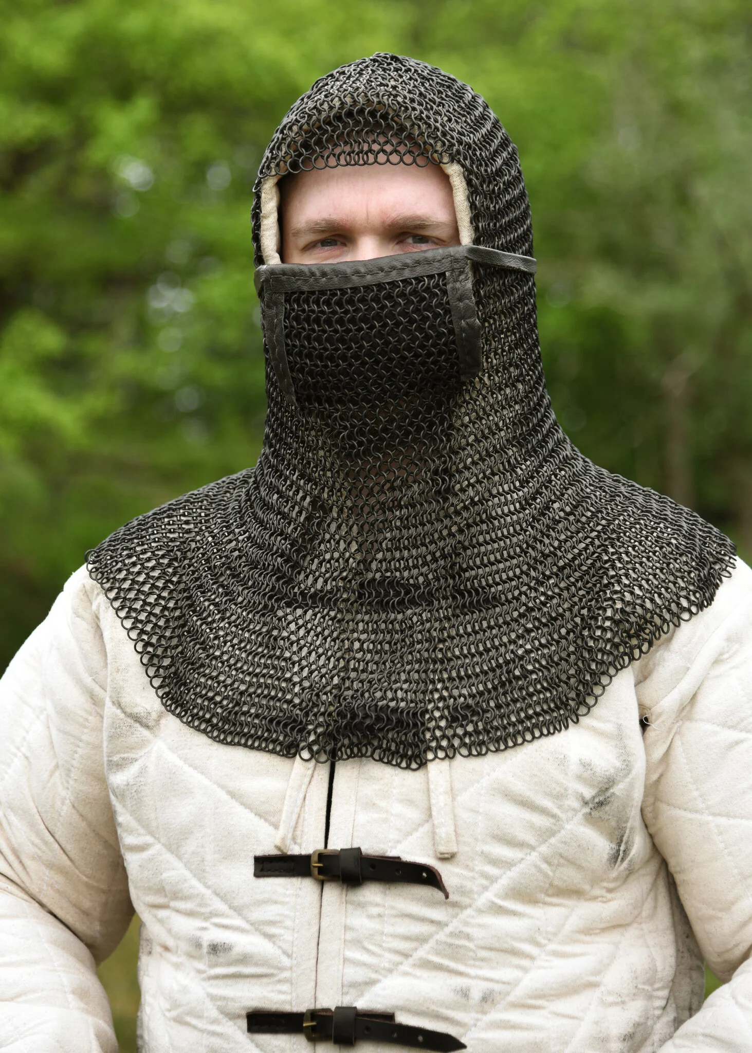 Halloween Boutique -Halloween Boutique camail a ventail carre noirci 8mm